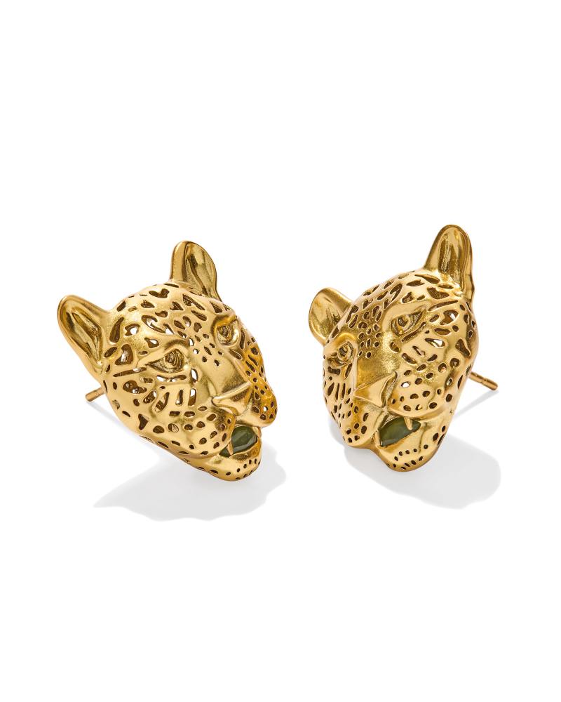 Maura Jaguar Statement Stud Earrings